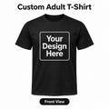 Custom Adult T-Shirt front view