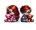 Watermarked preview – Spooky Doll Duo