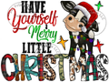 Have Yourself a Merry Little Christmas Cow — circular watermark preview