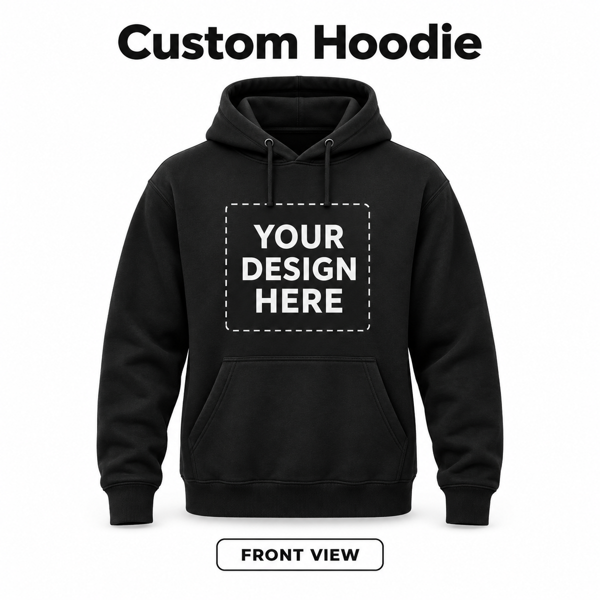 Custom Youth Hoodie front view
