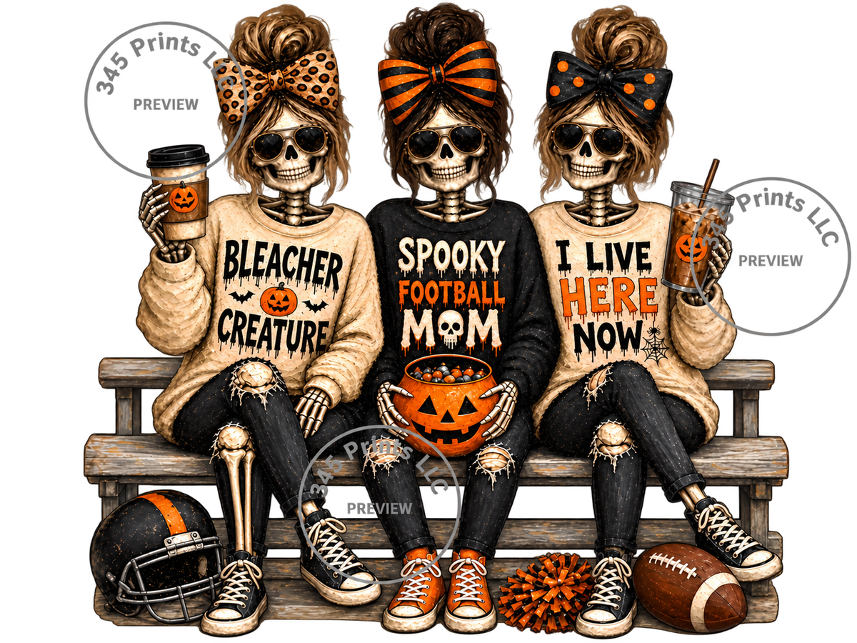 Spooky Football Mom – Bleacher Crew — watermarked preview
