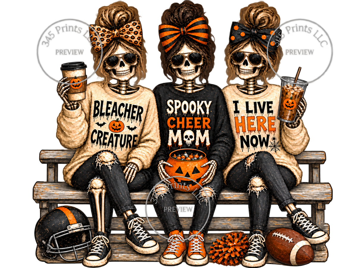 Spooky Cheer Mom – Bleacher Crew — watermarked preview