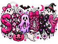 Pink Spooky Ghosts — watermarked preview