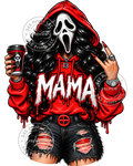 Spooky Mama – Red Hoodie — watermarked preview
