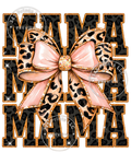 Mama – Pink Leopard Bow — watermarked preview