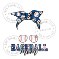 Watermarked preview – Baseball Mom – Messy Bun
