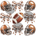 Football Helmets and Bows — watermarked preview