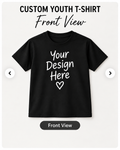 Custom Youth T-Shirt front view