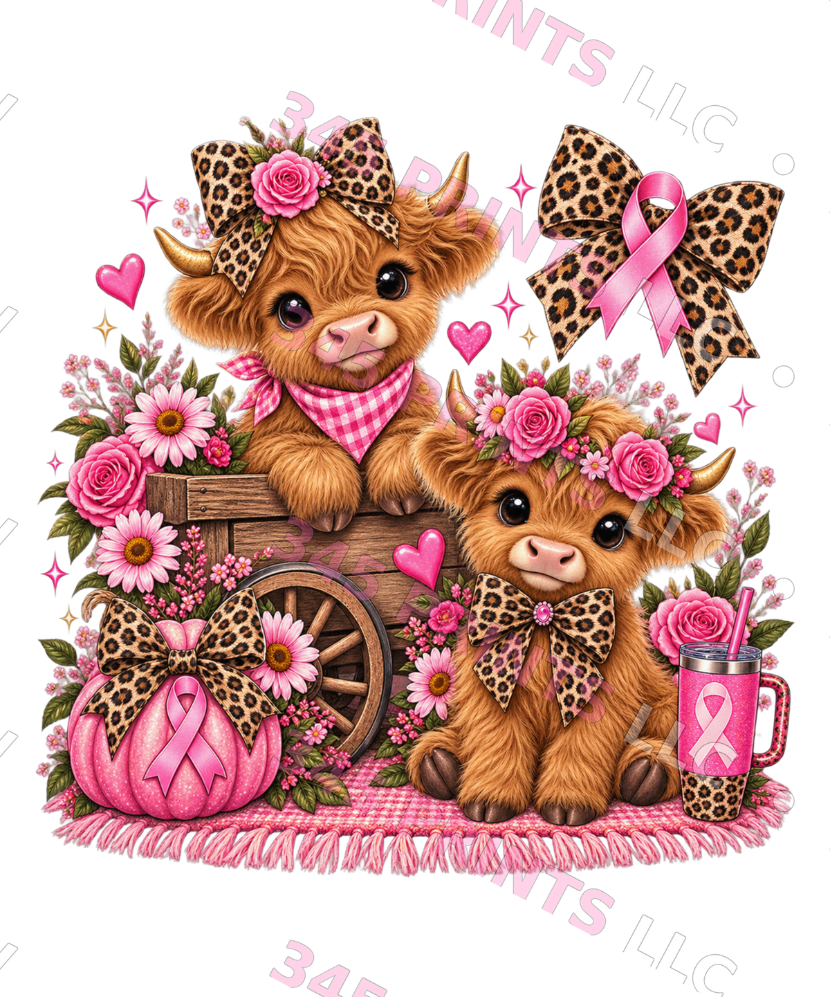 Watermarked preview - Highland Cow – Awareness Transfer