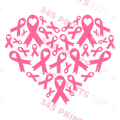 Watermarked preview - Ribbon Heart – Awareness Transfer