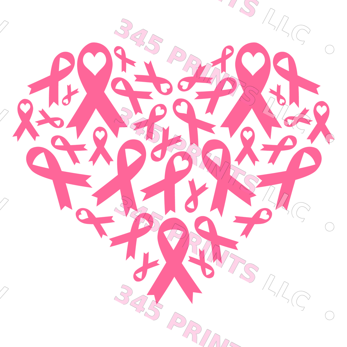 Watermarked preview - Ribbon Heart – Awareness Transfer